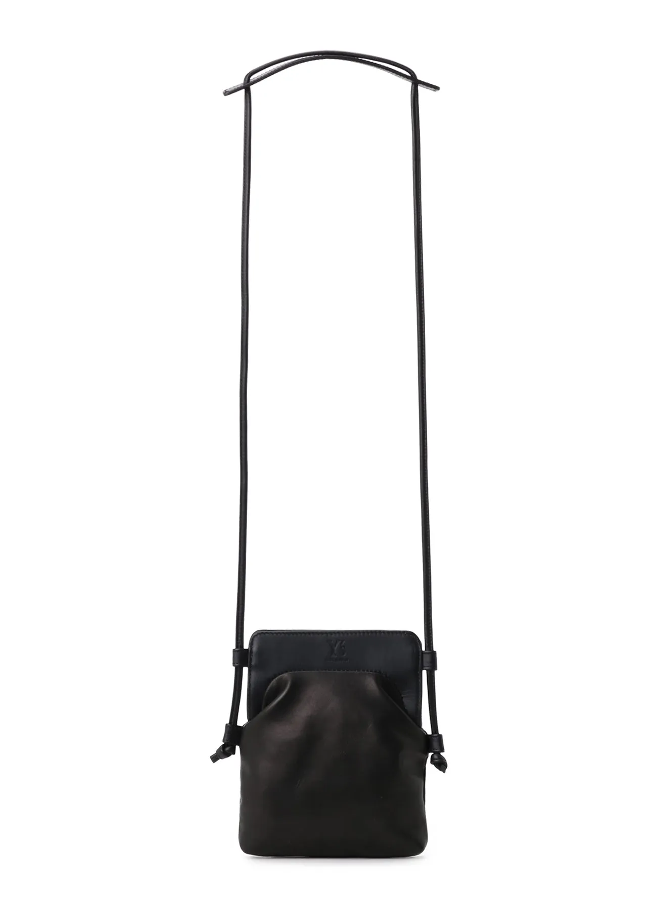 SMOOTH LEATHER COMBINATION CLASP BAG (S) sold by Yohji Yamamoto product image thumbnail 2