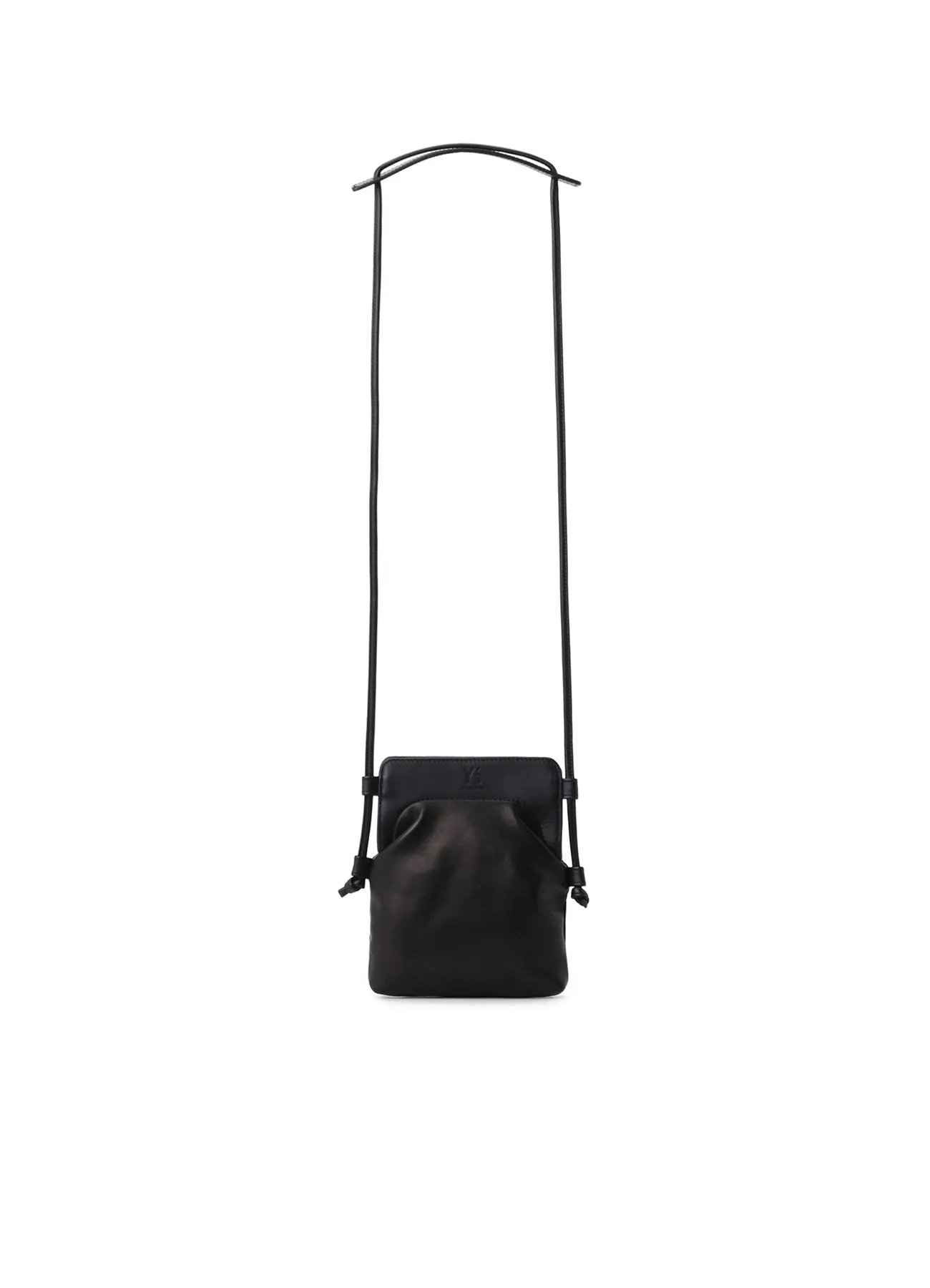 SMOOTH LEATHER COMBINATION CLASP BAG (S) sold by Yohji Yamamoto