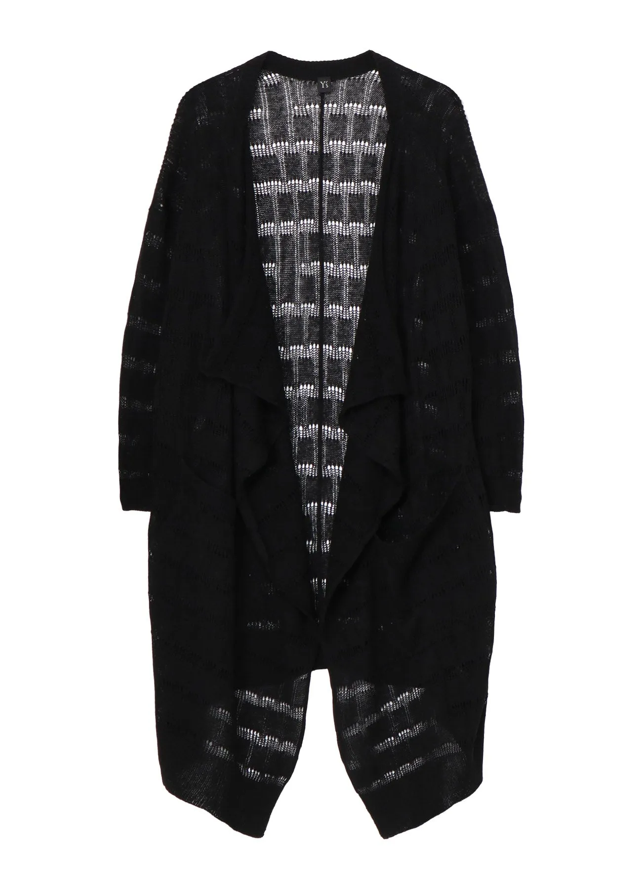 7G2P OPENWORK DRAPE LONG CARDIGAN sold by Yohji Yamamoto product image thumbnail 2