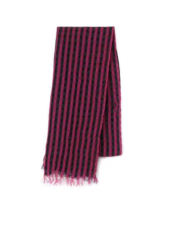 MESH COMBINATION DOUBLE LAYERED SCARF sold by Yohji Yamamoto