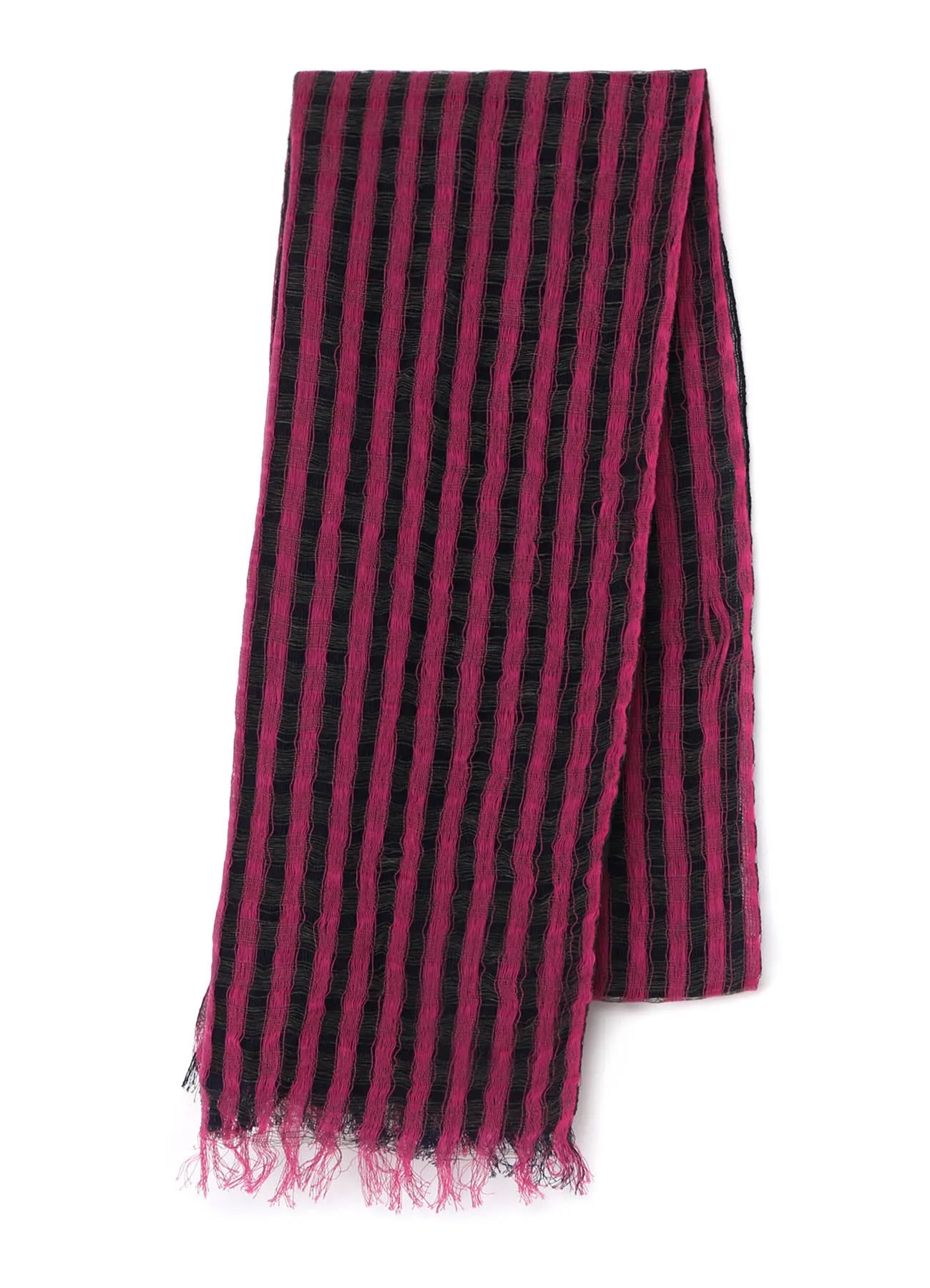 MESH COMBINATION DOUBLE LAYERED SCARF sold by Yohji Yamamoto product image thumbnail 2