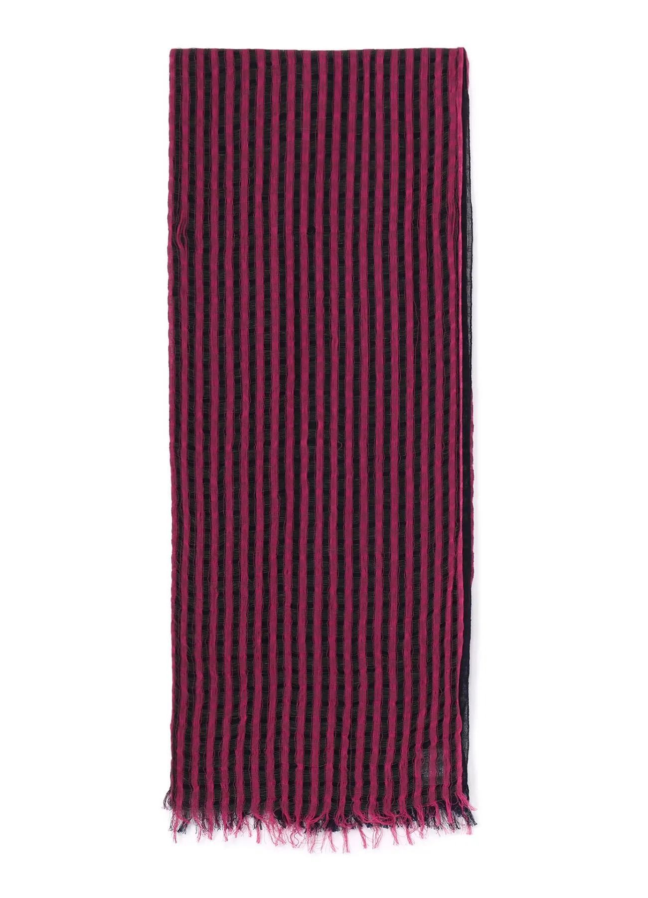 MESH COMBINATION DOUBLE LAYERED SCARF sold by Yohji Yamamoto product image thumbnail 3