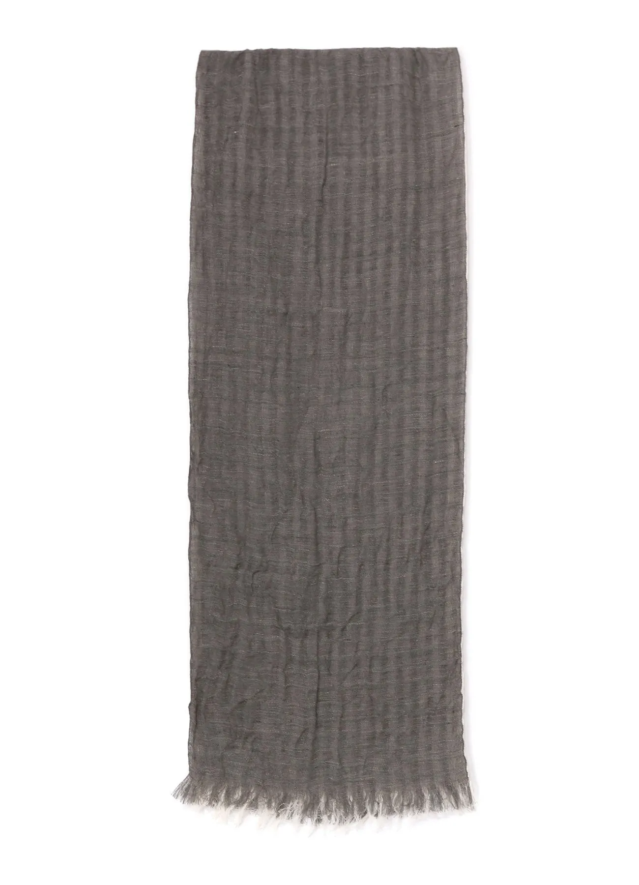 MESH COMBINATION DOUBLE LAYERED SCARF sold by Yohji Yamamoto product image thumbnail 4