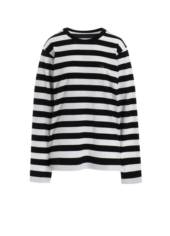 40/2 STRIPE JERSEY Y'S STITCH LONG SLEEVE T sold by Yohji Yamamoto