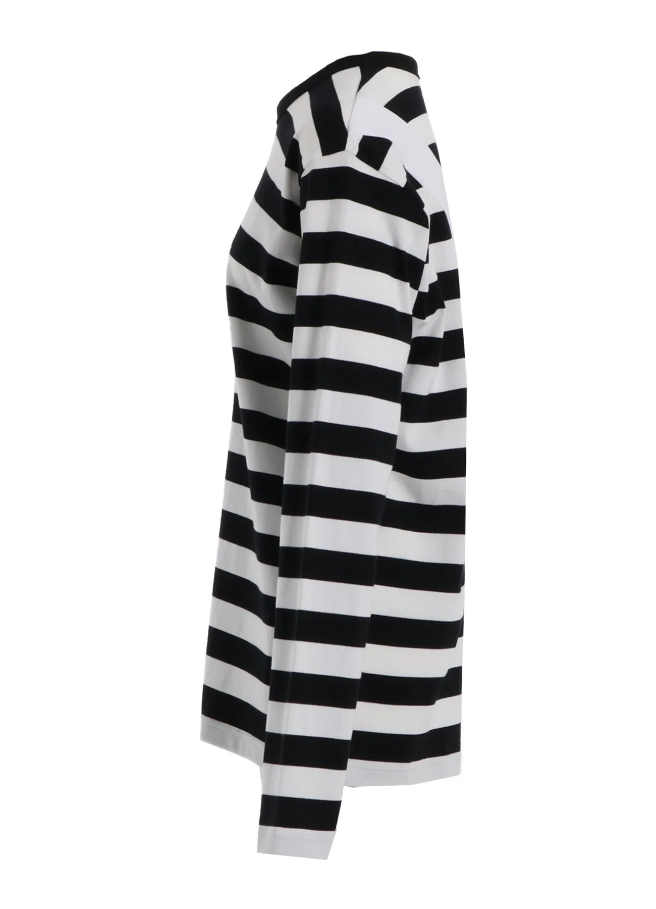 40/2 STRIPE JERSEY Y'S STITCH LONG SLEEVE T sold by Yohji Yamamoto product image thumbnail 3