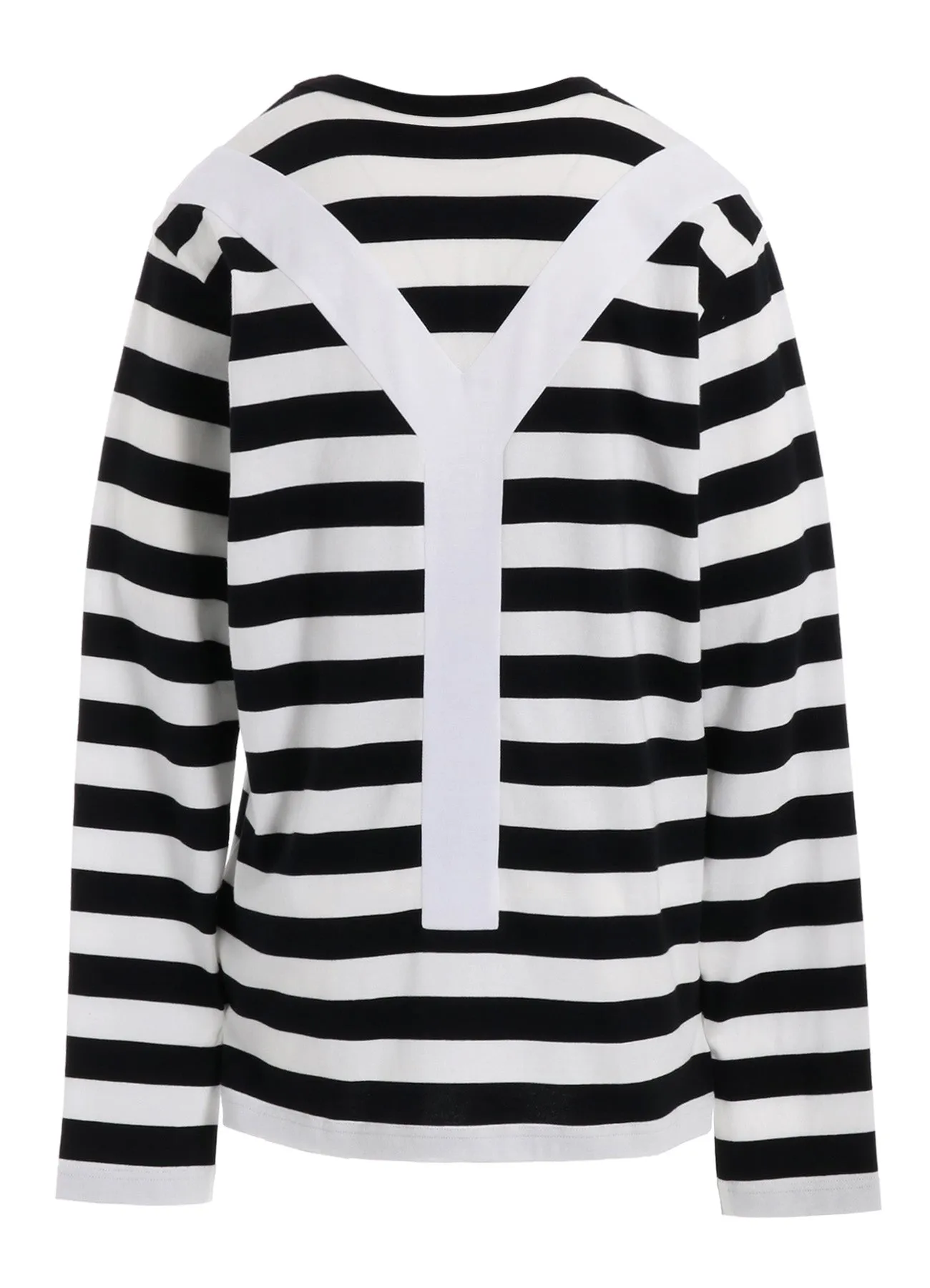 40/2 STRIPE JERSEY Y'S STITCH LONG SLEEVE T sold by Yohji Yamamoto product image thumbnail 4