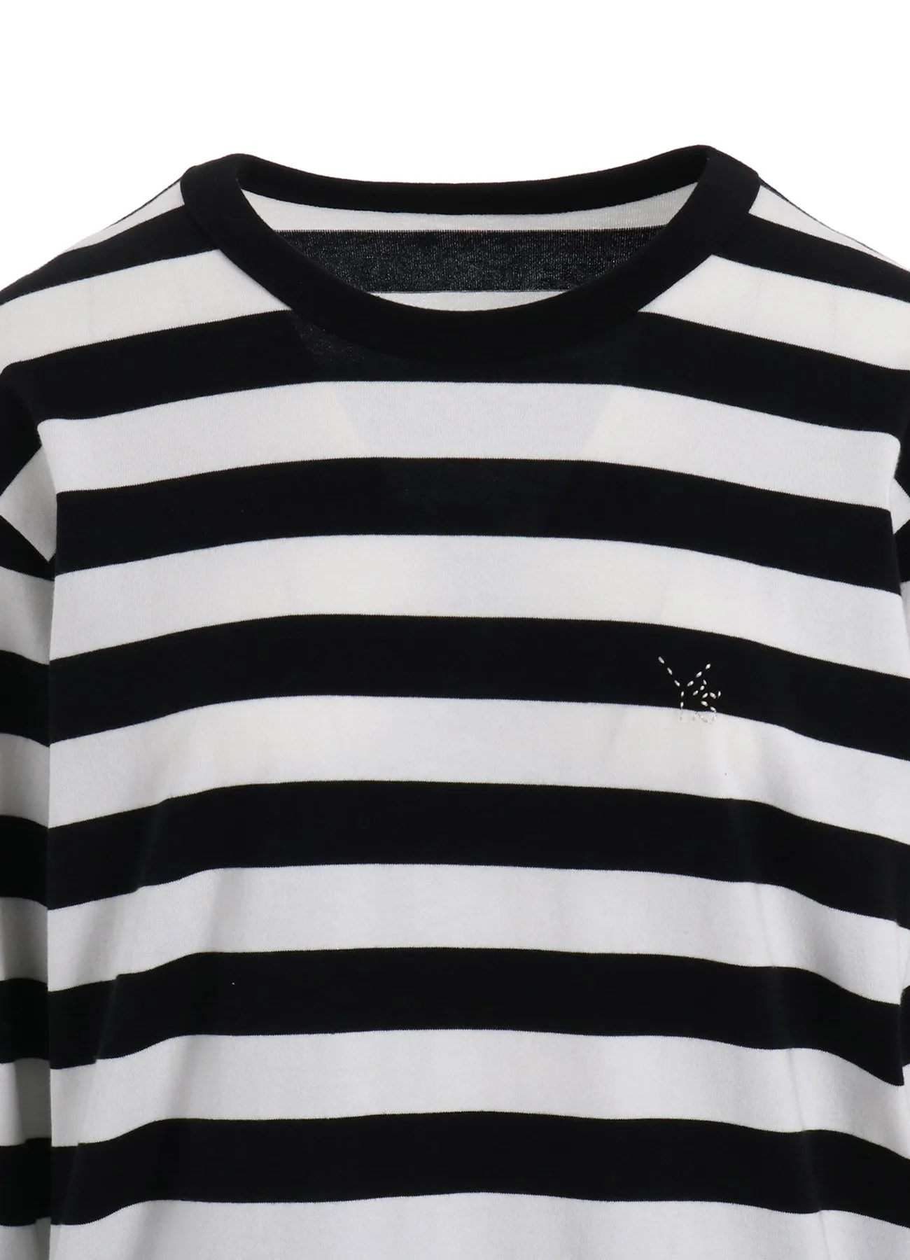 40/2 STRIPE JERSEY Y'S STITCH LONG SLEEVE T sold by Yohji Yamamoto product image thumbnail 5
