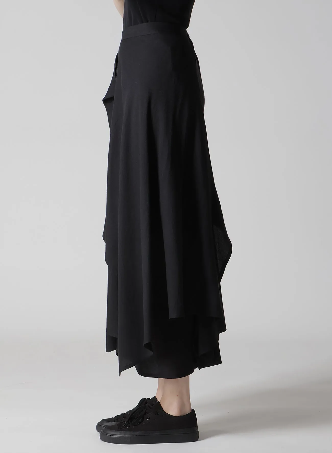 S/W TWILL R GATHERED SKIRT sold by Yohji Yamamoto product image thumbnail 4