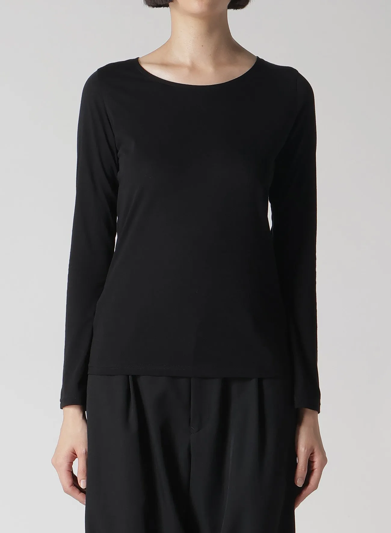 CASHARN ROUND NECK LONG SLV T sold by Yohji Yamamoto product image thumbnail 2