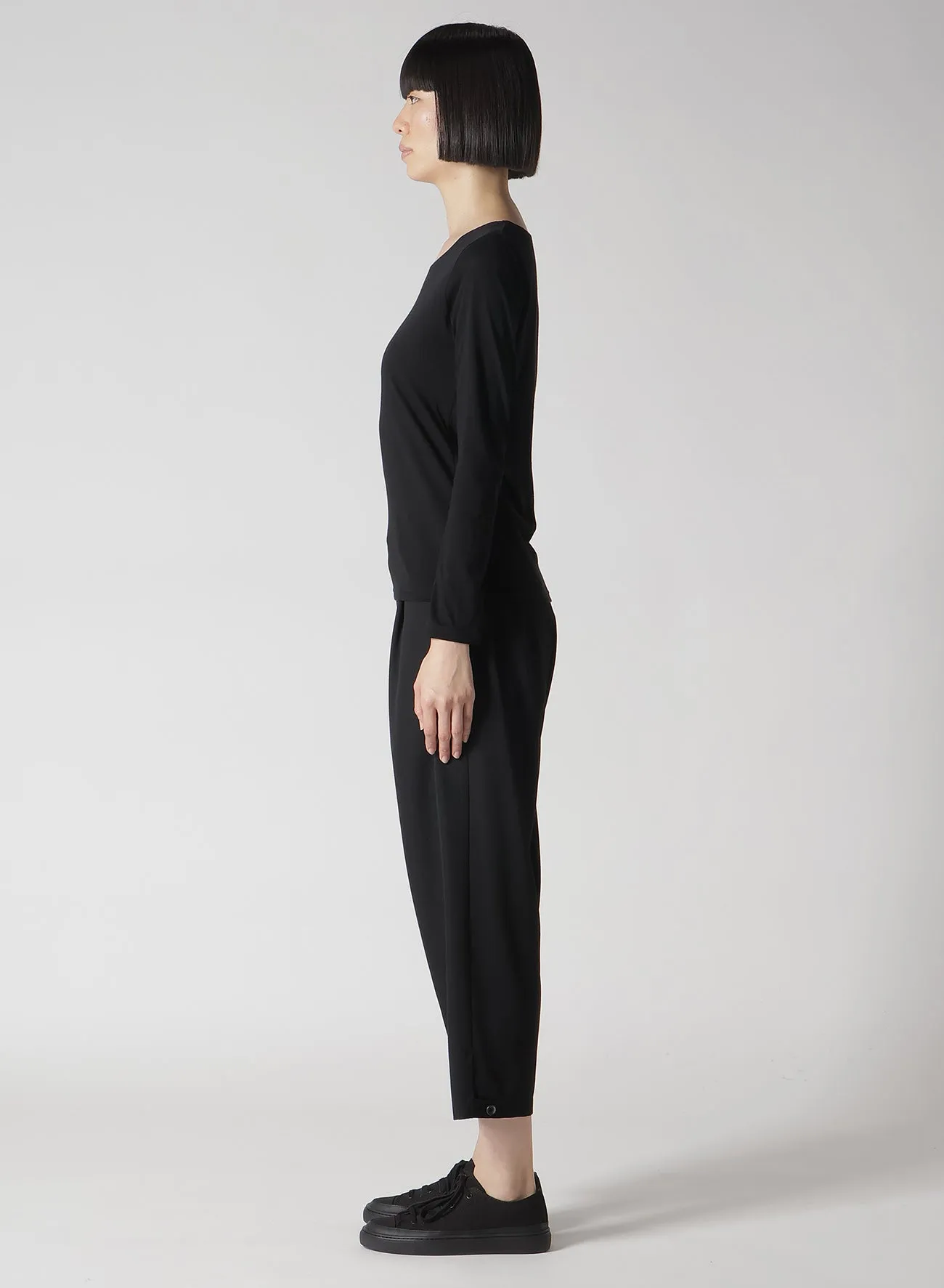 CASHARN ROUND NECK LONG SLV T sold by Yohji Yamamoto product image thumbnail 4