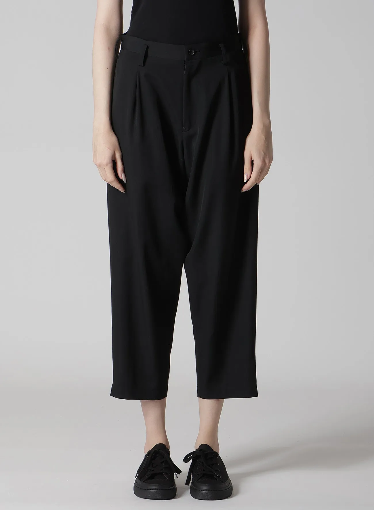 GABARDINE CROPPED PANTS sold by Yohji Yamamoto product image thumbnail 2