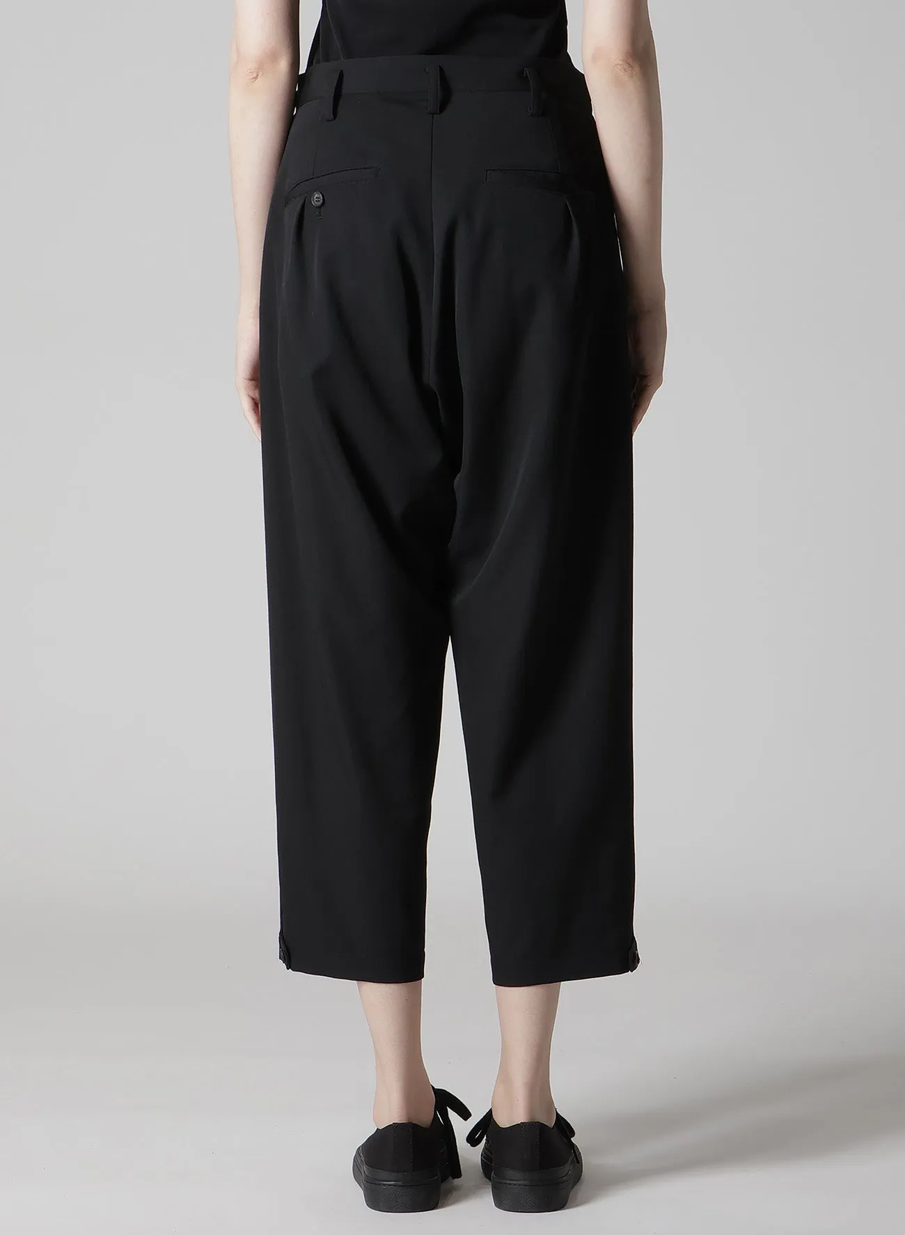 GABARDINE CROPPED PANTS sold by Yohji Yamamoto product image thumbnail 5