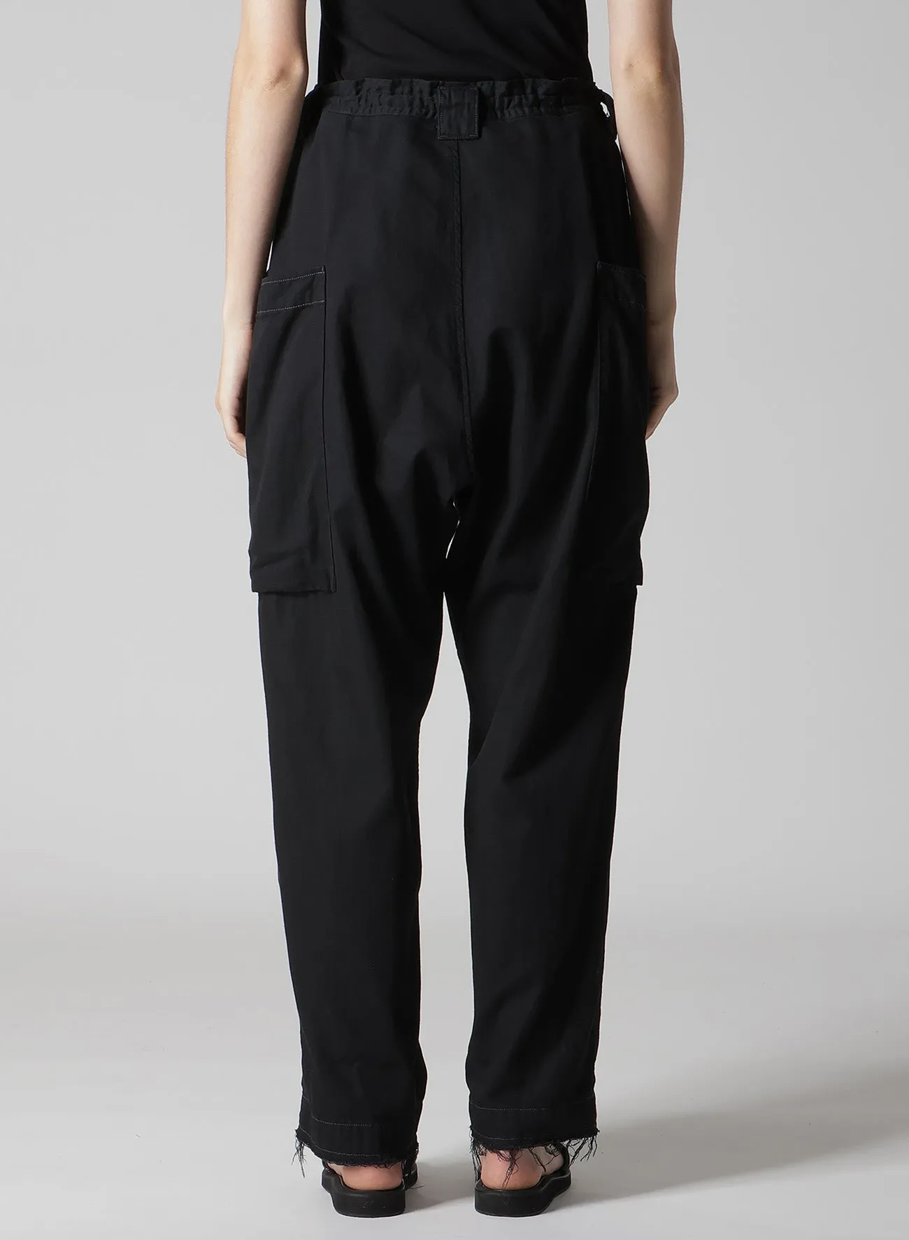 6oz TWILL DENIM B POCKET DETAIL PANTS sold by Yohji Yamamoto product image thumbnail 5