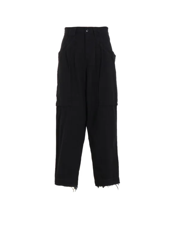 6oz TWILL DENIM B POCKET DETAIL PANTS sold by Yohji Yamamoto