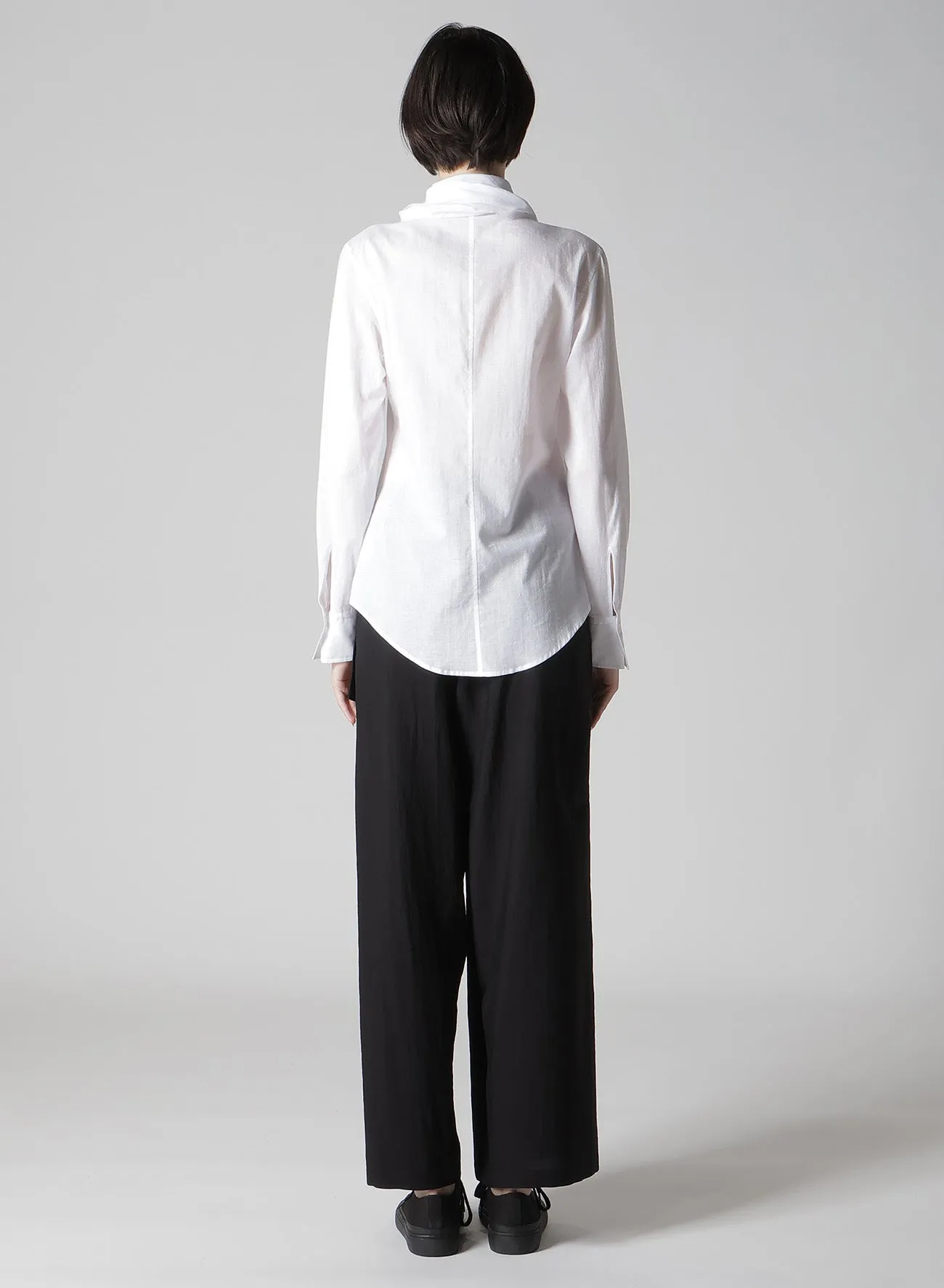 100/-KHADI STOLE DETAIL BLOUSE sold by Yohji Yamamoto product image thumbnail 5