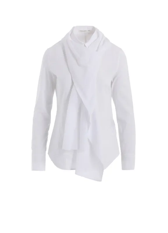 100/-KHADI STOLE DETAIL BLOUSE sold by Yohji Yamamoto