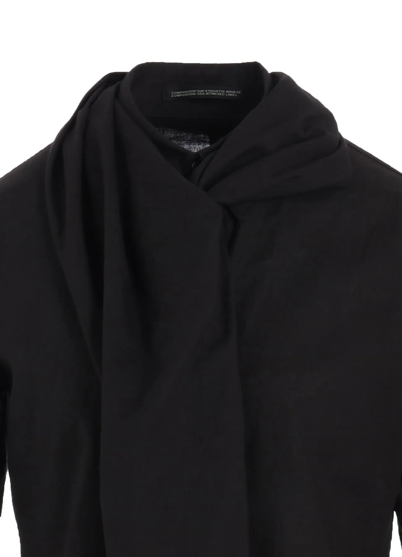 100/-KHADI STOLE DETAIL BLOUSE sold by Yohji Yamamoto product image thumbnail 5