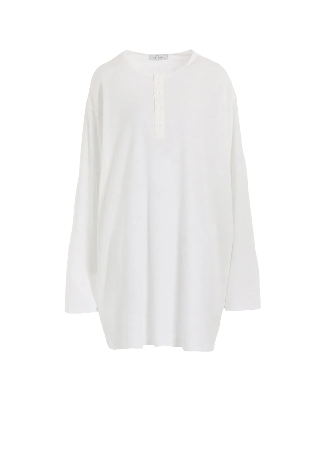 Ly/C MVS SPIRAL HENRY NECK LS T sold by Yohji Yamamoto