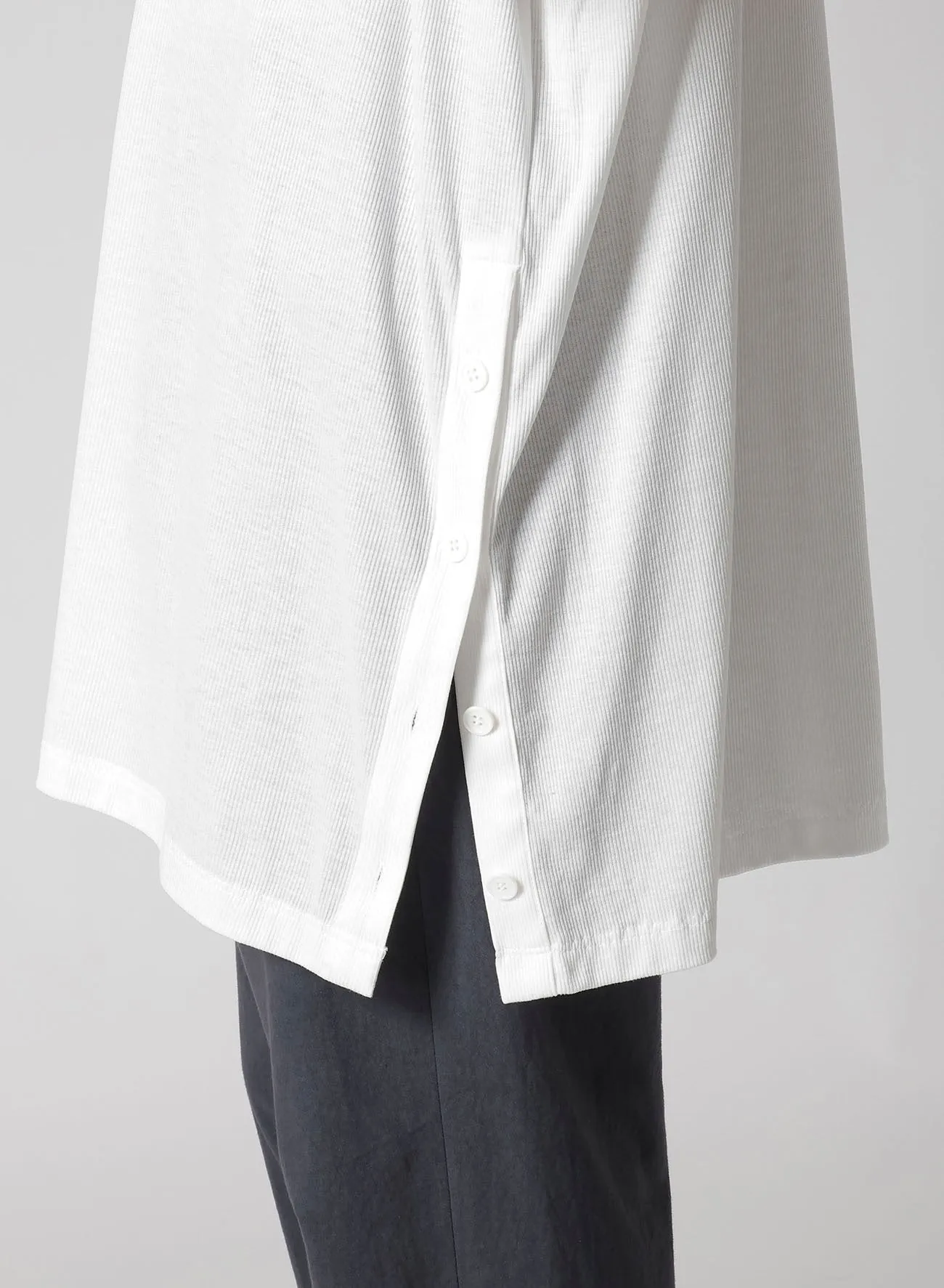 Ly/C MVS SPIRAL HENRY NECK LS T sold by Yohji Yamamoto product image thumbnail 4