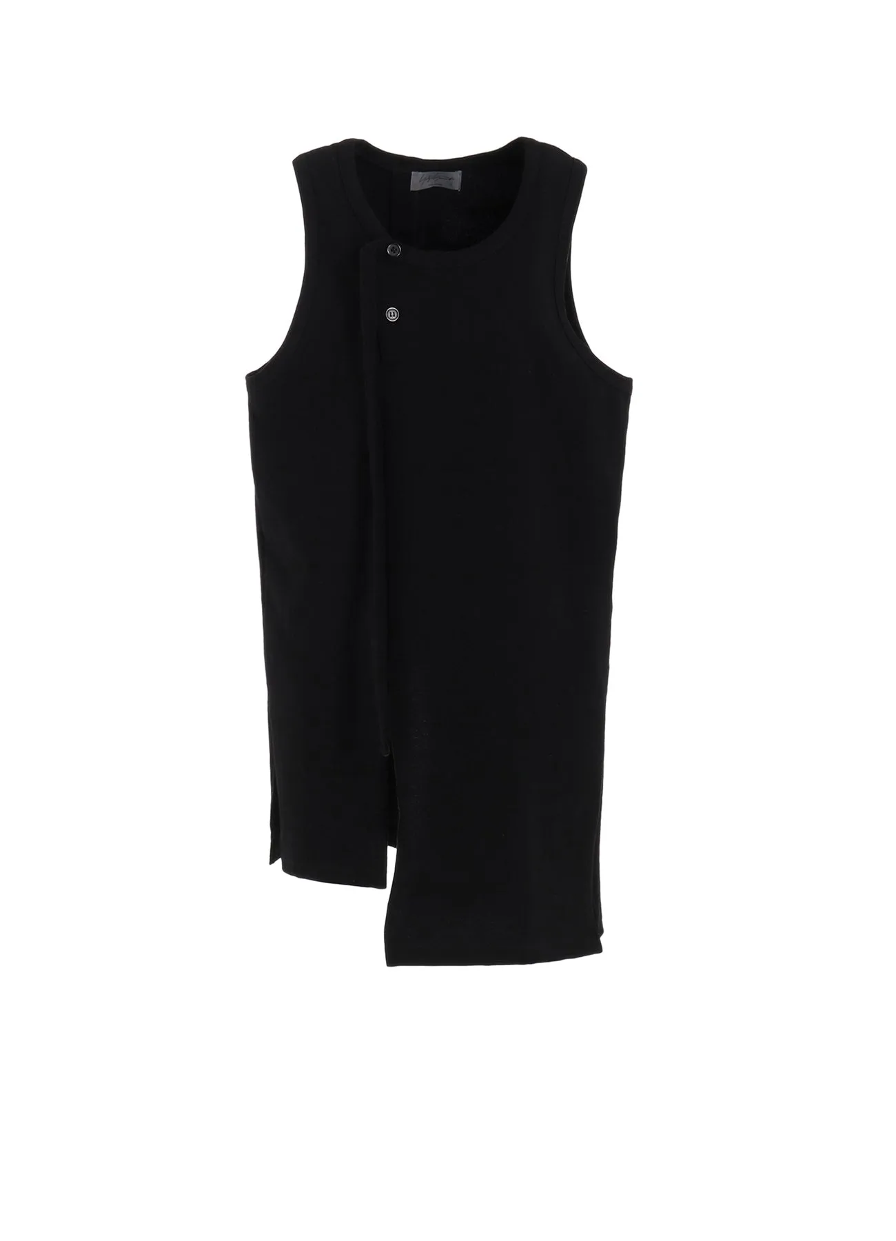 AMERICAN SINGLE JERSEY BINDER SLEEVELESS T sold by Yohji Yamamoto