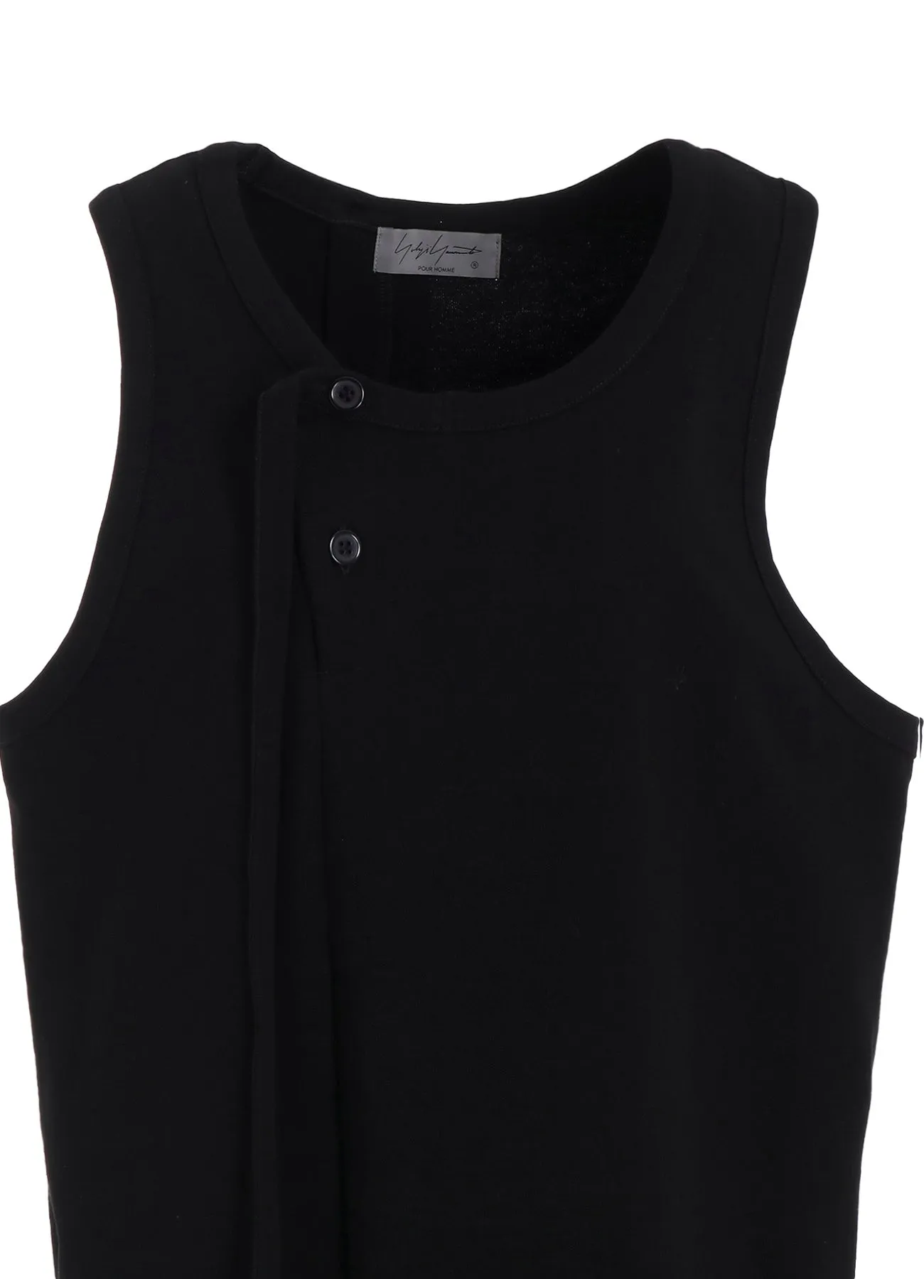 AMERICAN SINGLE JERSEY BINDER SLEEVELESS T sold by Yohji Yamamoto product image thumbnail 5