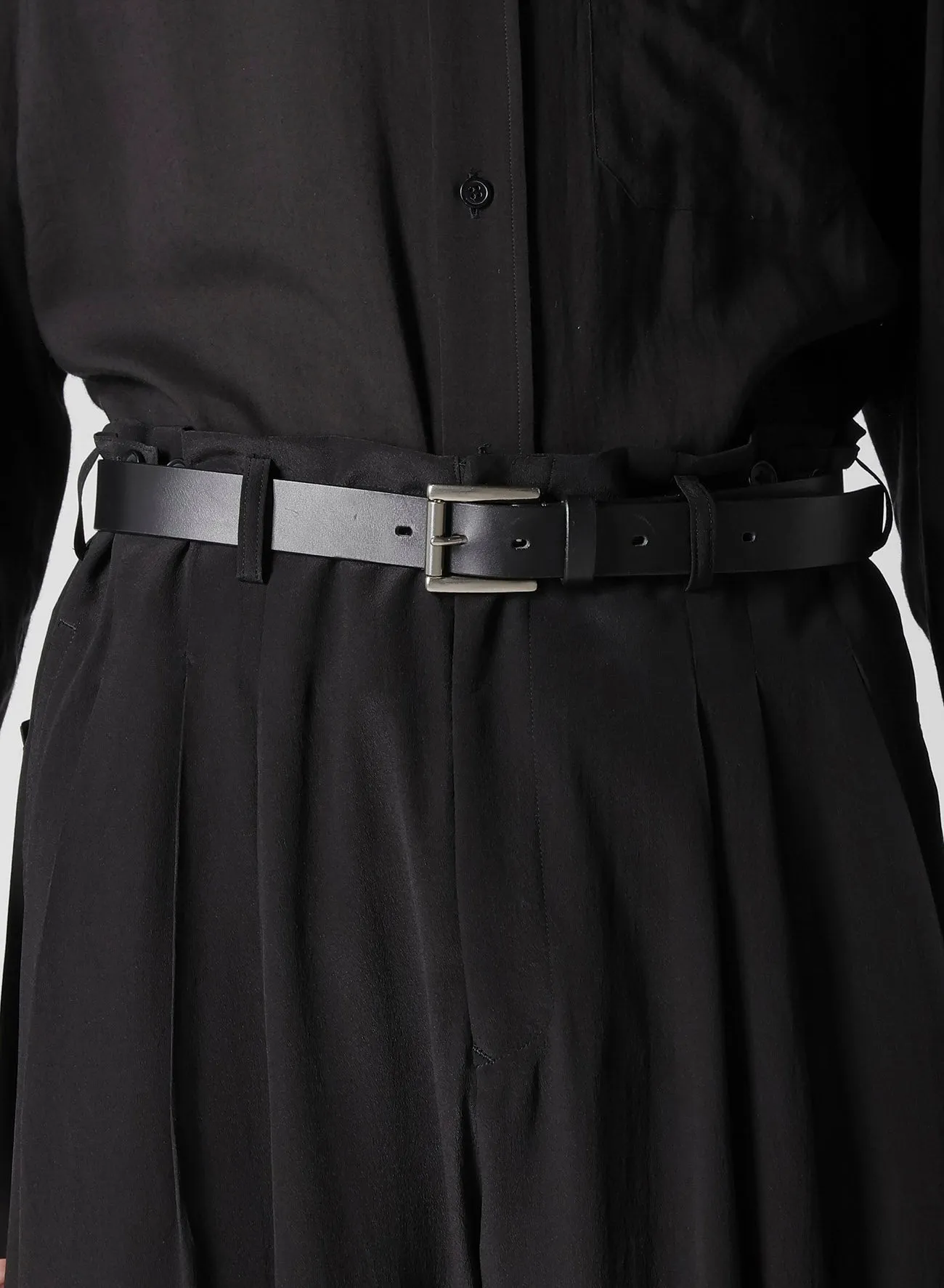 FLOWER DESIGNED PRINT WIDE PANTS sold by Yohji Yamamoto product image thumbnail 3