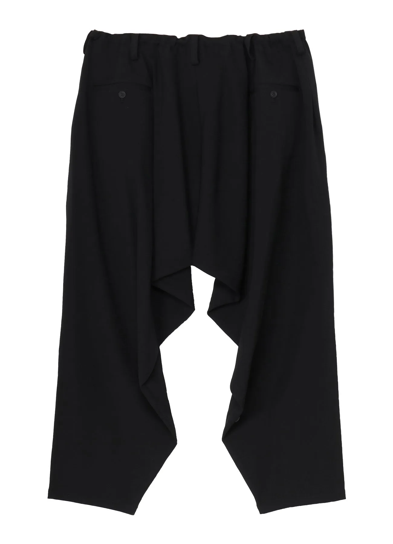 WOOL GABARDINE DRAPE PANTS sold by Yohji Yamamoto product image thumbnail 3