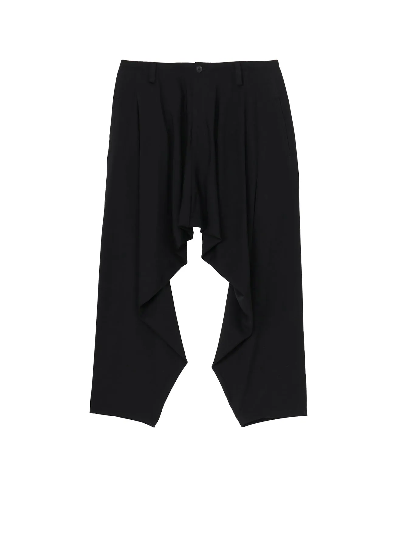 WOOL GABARDINE DRAPE PANTS sold by Yohji Yamamoto