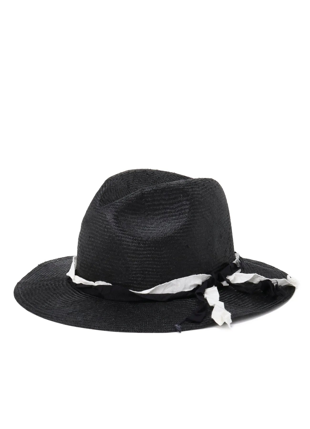 SISAL HAT BODY FOLDING HAT A sold by Yohji Yamamoto