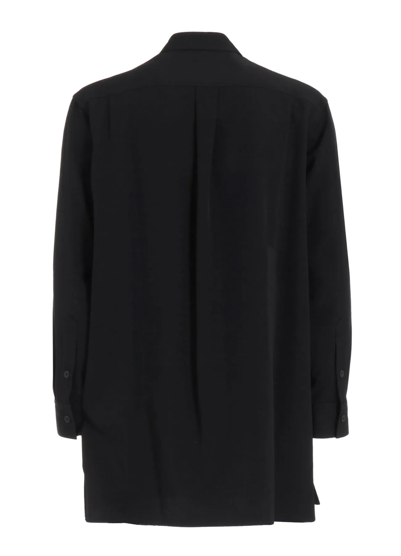 WOOL GABARDINE BASIC BIG BLOUSE sold by Yohji Yamamoto product image thumbnail 4