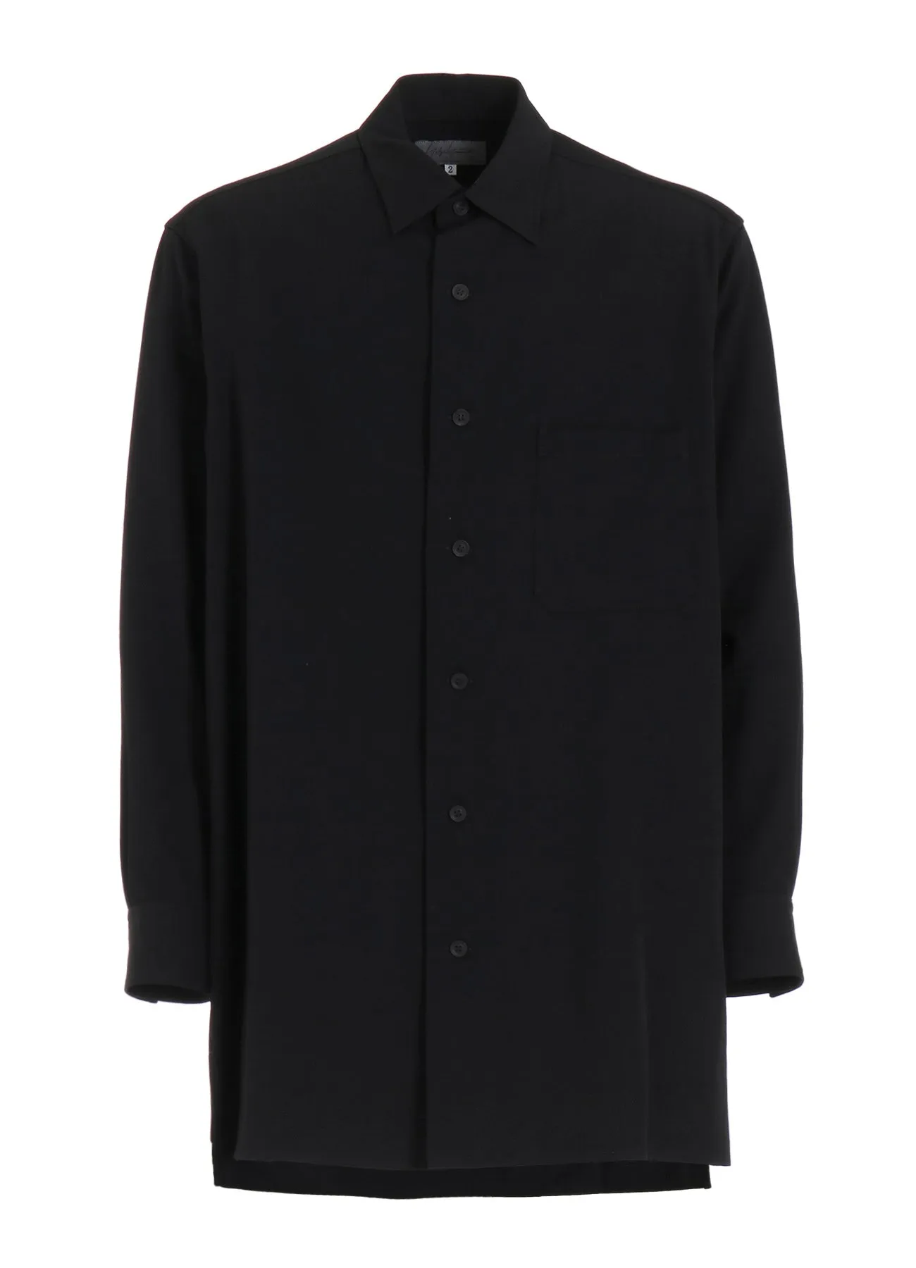 WOOL GABARDINE BASIC BIG BLOUSE sold by Yohji Yamamoto product image thumbnail 2