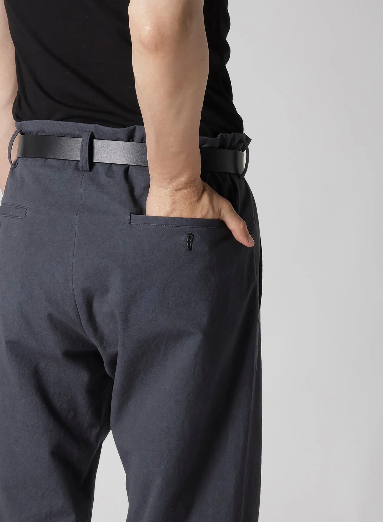 C/POPLIN SLIM PANTS sold by Yohji Yamamoto product image thumbnail 4