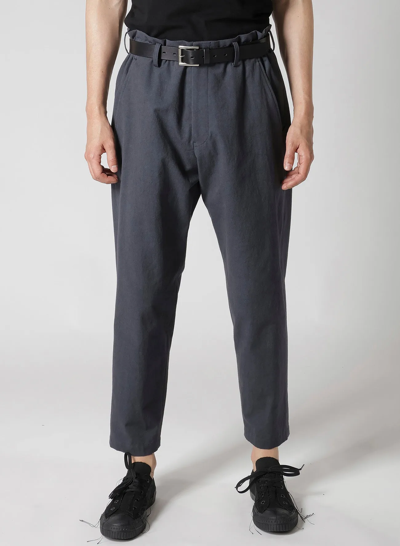C/POPLIN SLIM PANTS sold by Yohji Yamamoto product image thumbnail 2