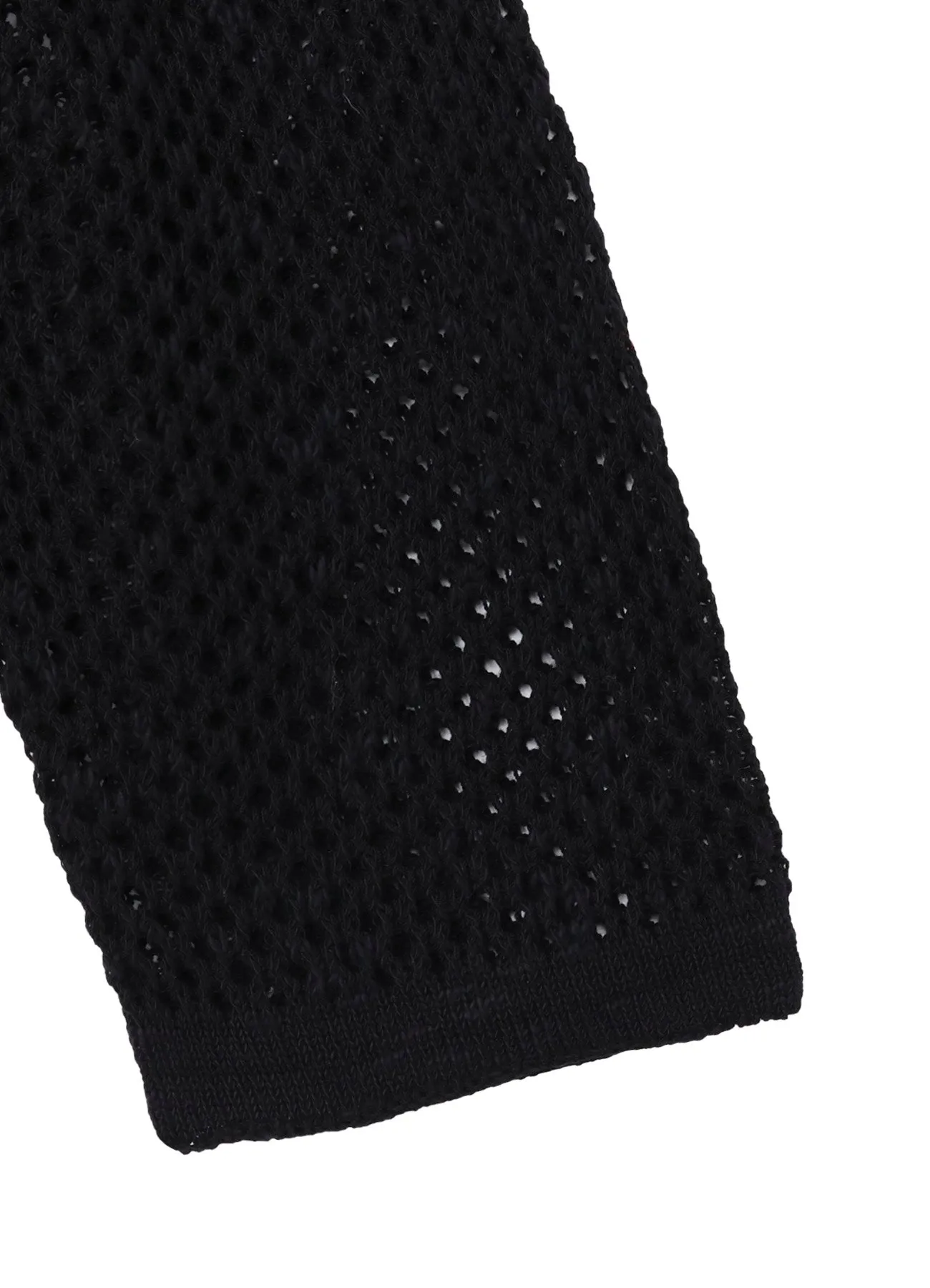 5G HEMMED PATTERN MESH PANEL PULLOVER sold by Yohji Yamamoto product image thumbnail 5