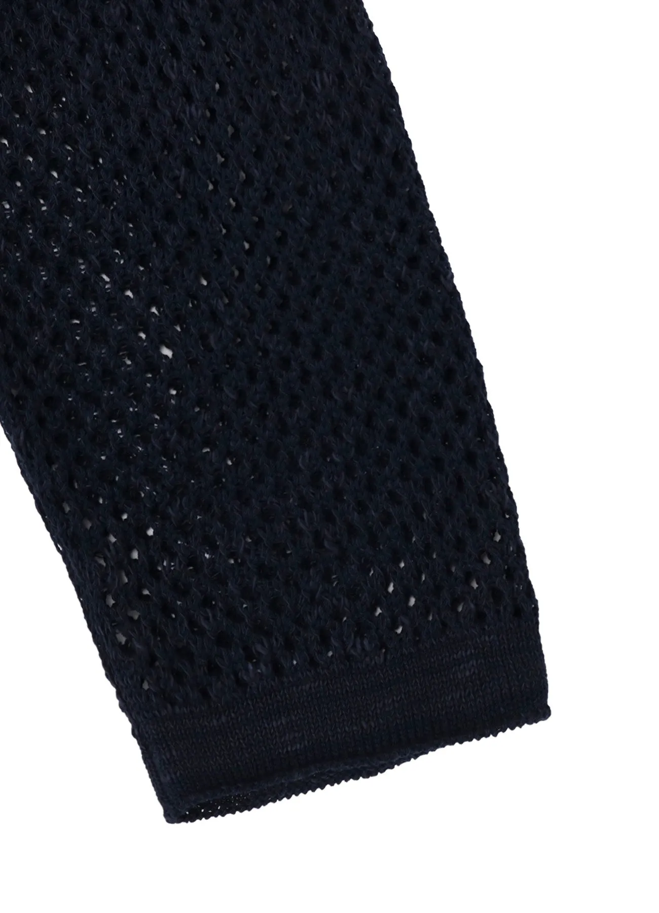 5G HEMMED PATTERN MESH ASYMMETRIC CARDIGAN sold by Yohji Yamamoto product image thumbnail 5