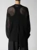 5G HEMMED PATTERN MESH ASYMMETRIC CARDIGAN sold by Yohji Yamamoto