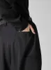 WOOL GABARDINE NEW STANDARD 2TUCKS STRING PANTS sold by Yohji Yamamoto