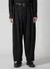 WOOL GABARDINE NEW STANDARD 2TUCKS STRING PANTS sold by Yohji Yamamoto