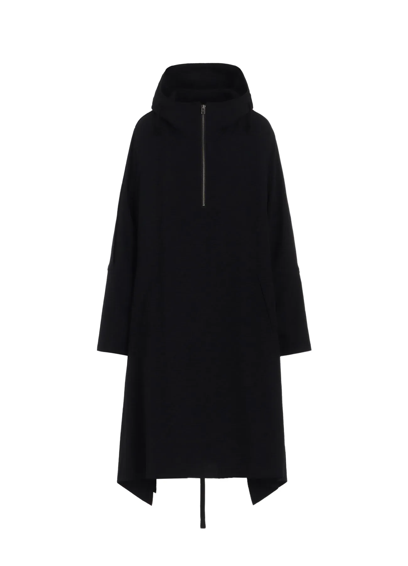 WOOL GABARDINE SIDE CUT-OUT DRESSES sold by Yohji Yamamoto