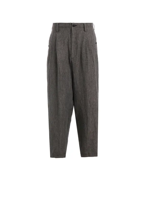 HEATHER KHADI PANTS WITH POCKET DETAIL made by Yohji Yamamoto