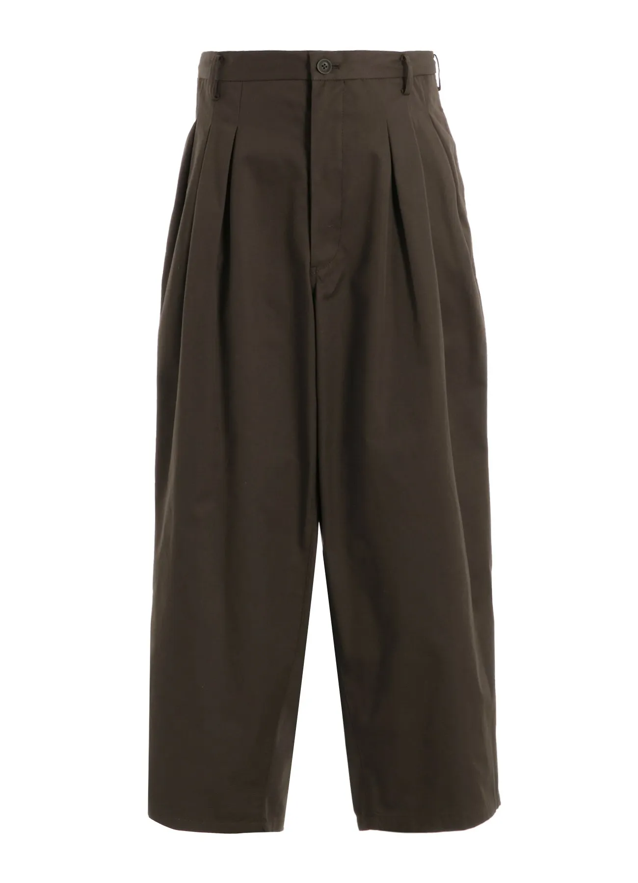 T/C TWILL PANTS WITH 12-TUCKS sold by Yohji Yamamoto product image thumbnail 2