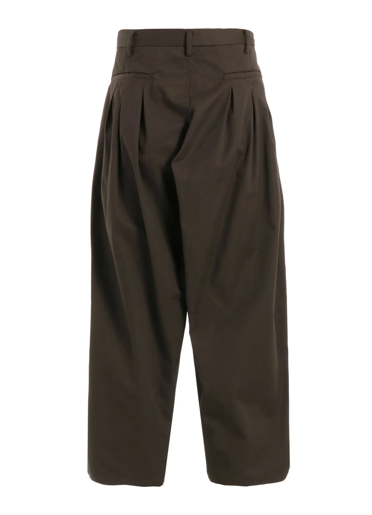 T/C TWILL PANTS WITH 12-TUCKS sold by Yohji Yamamoto product image thumbnail 4