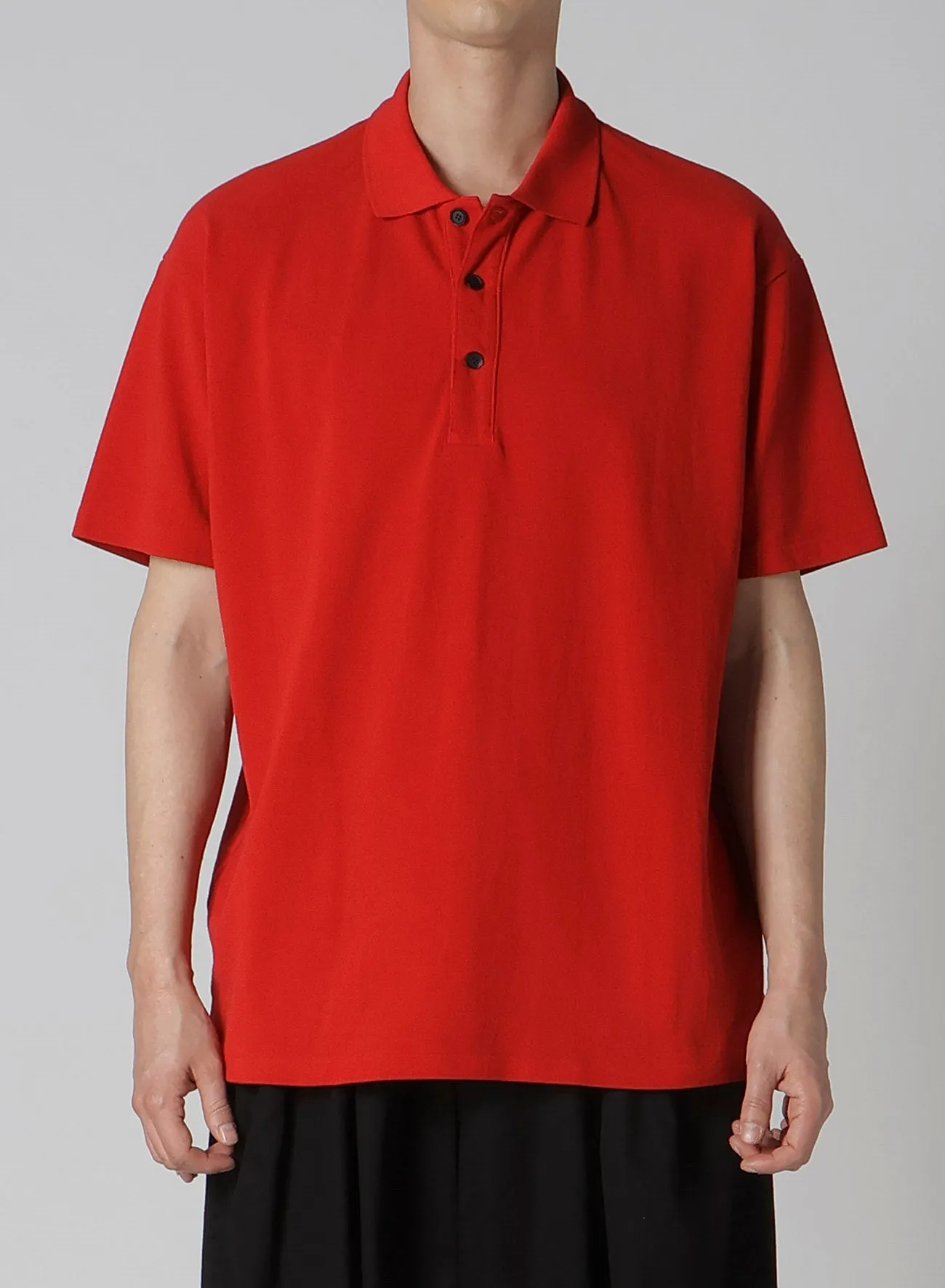 Y's for men LOGO EMBROIDERY POLO sold by Yohji Yamamoto product image thumbnail 4