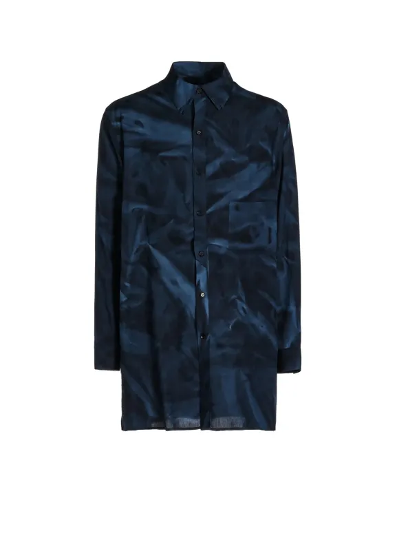 PLACKET TAB TRIPLE COLLAR BLOUSE sold by Yohji Yamamoto