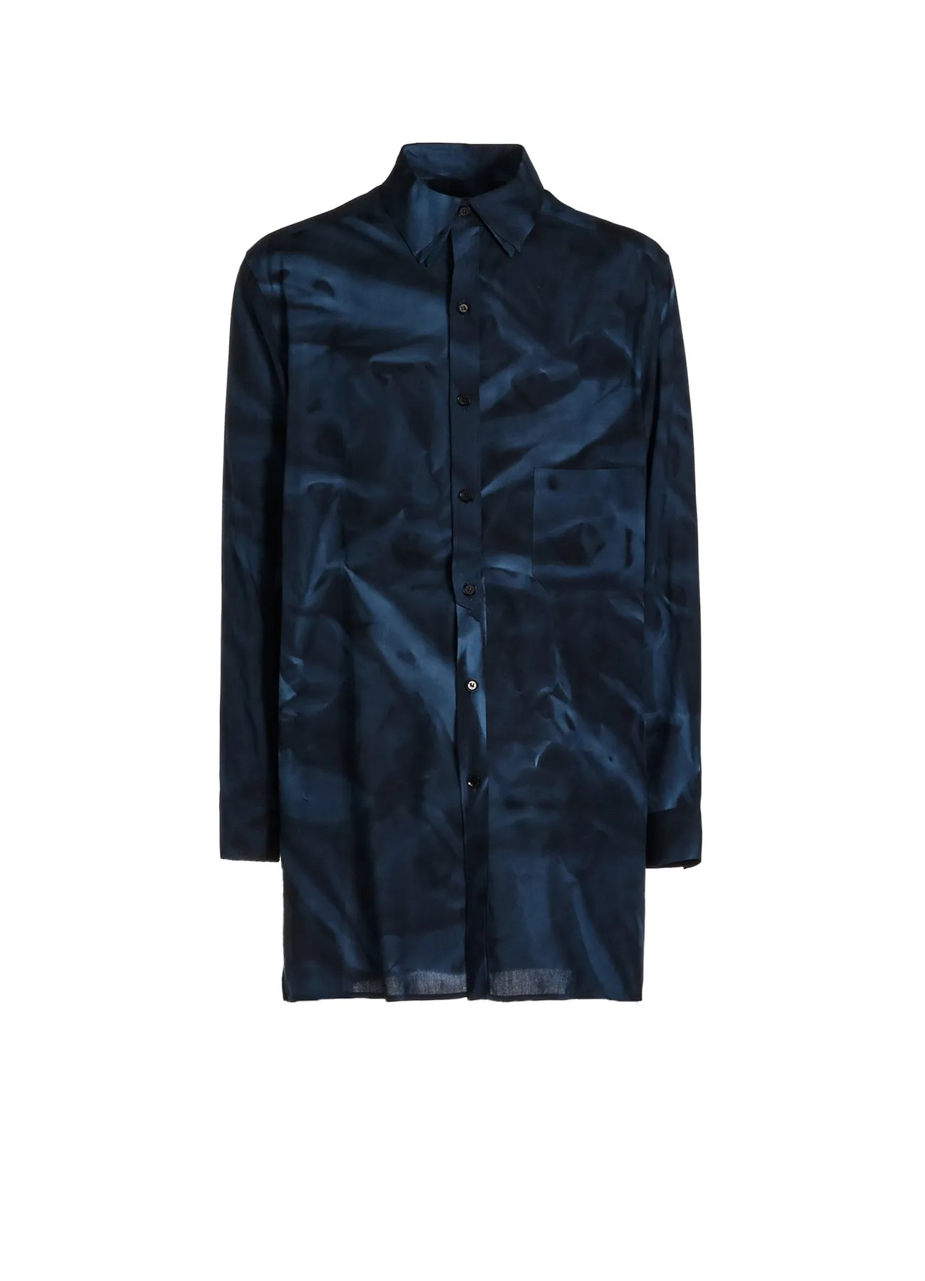 PLACKET TAB TRIPLE COLLAR BLOUSE sold by Yohji Yamamoto