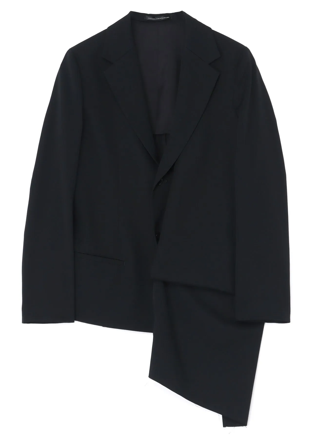 WOOL GABARDINE FRONT DOUBLE JACKET sold by Yohji Yamamoto product image thumbnail 2