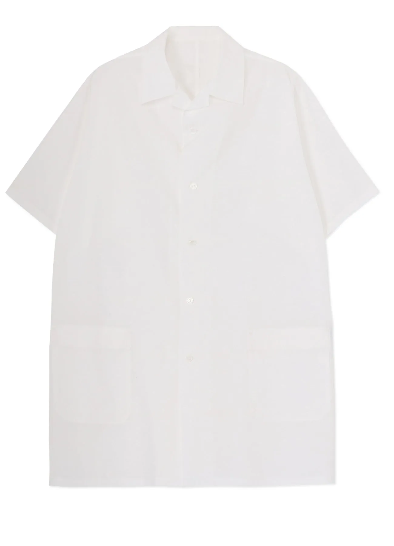 OPEN COLLAR TUBE SLEEVE BLOUSE sold by Yohji Yamamoto product image thumbnail 2
