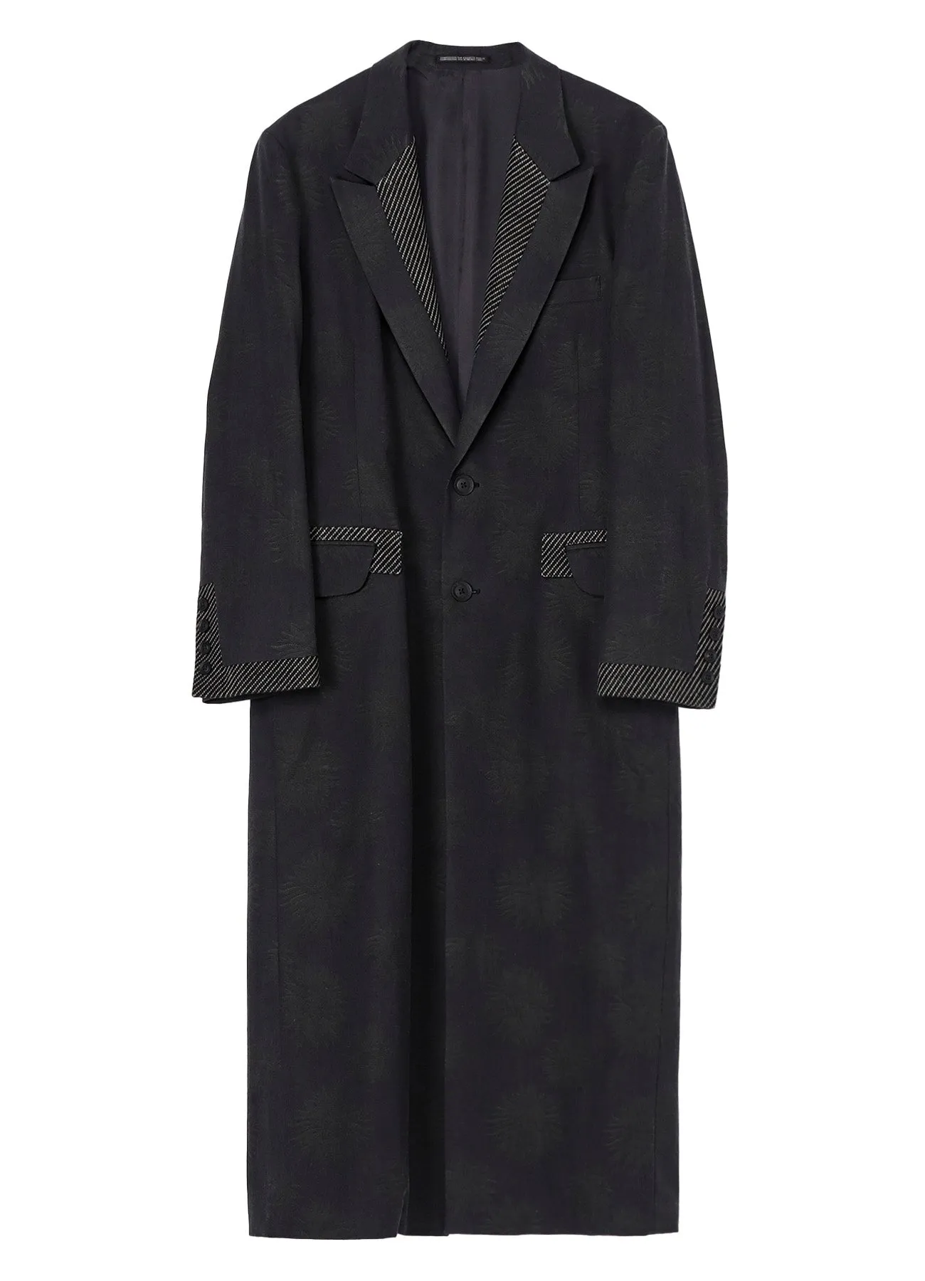 DUNGAREE JQ BLACK LONG JACKET sold by Yohji Yamamoto product image thumbnail 3