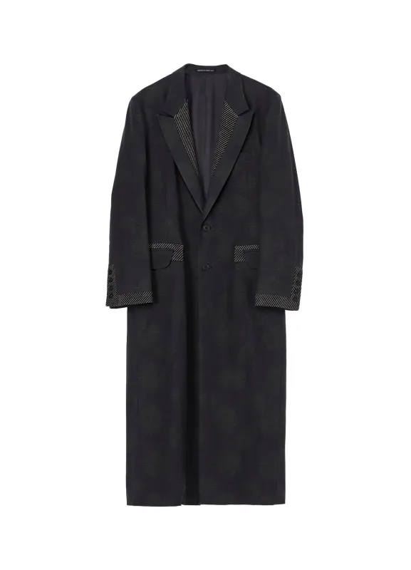 DUNGAREE JQ BLACK LONG JACKET sold by Yohji Yamamoto
