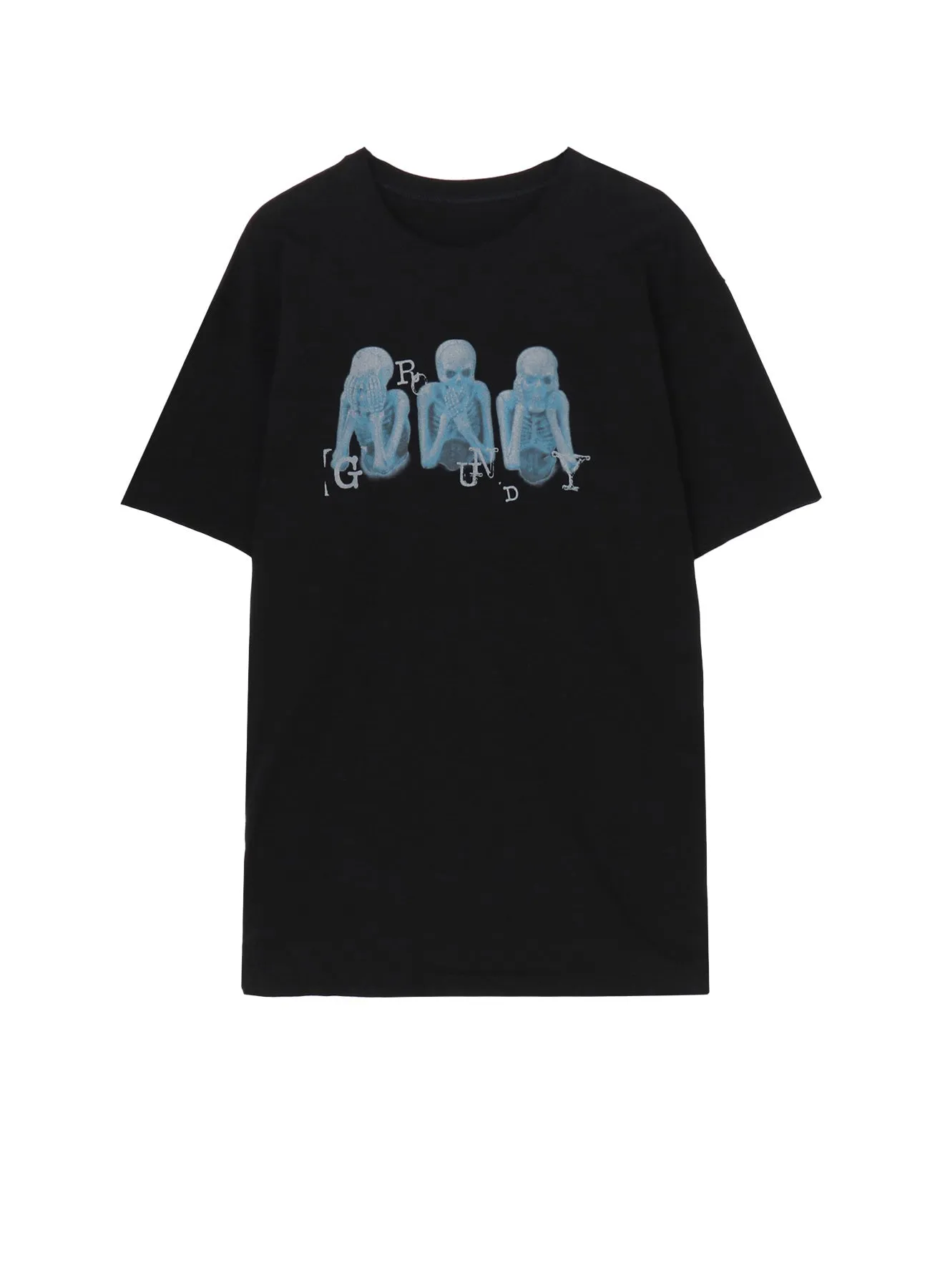 COTTON JERSEY SKULL MONKEY T-SHIRT sold by Yohji Yamamoto